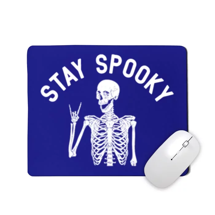 Stayspooky Skeleton Pocket Funny Skelton Halloween Costume Gift Mousepad