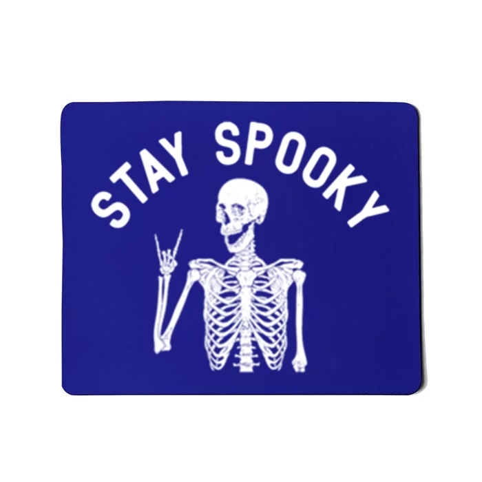 Stayspooky Skeleton Pocket Funny Skelton Halloween Costume Gift Mousepad