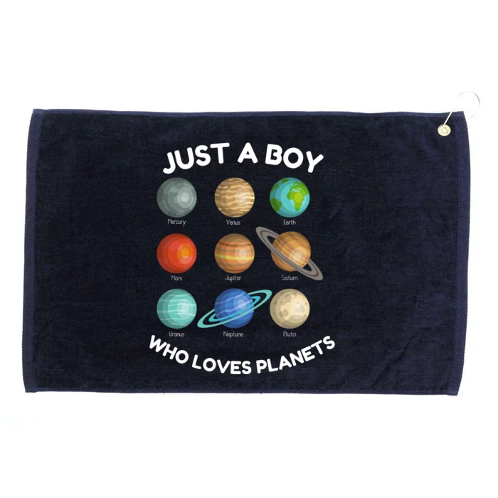 Solar System Planets Science Space STEM Grommeted Golf Towel