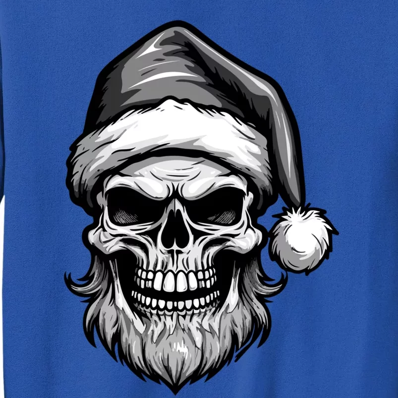 Santa Skull Portrait Head Christmas Symbol Great Gift Sweatshirt