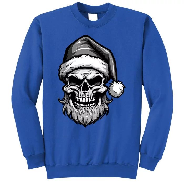 Santa Skull Portrait Head Christmas Symbol Great Gift Sweatshirt