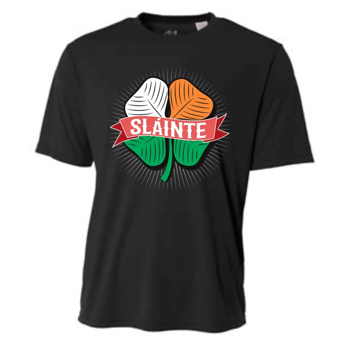 Slainte St Patrick's Day Ireland Travel Irish Gift Cooling Performance Crew T-Shirt