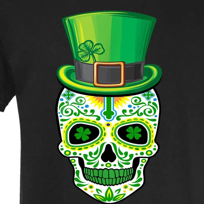 Skull St Patricks Day Irish Funny Saint Patricks Day Of Dead Garment-Dyed Heavyweight T-Shirt