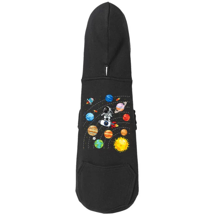 Solar System Planets Science Space Astronaut Universe Galaxy Doggie 3-End Fleece Hoodie