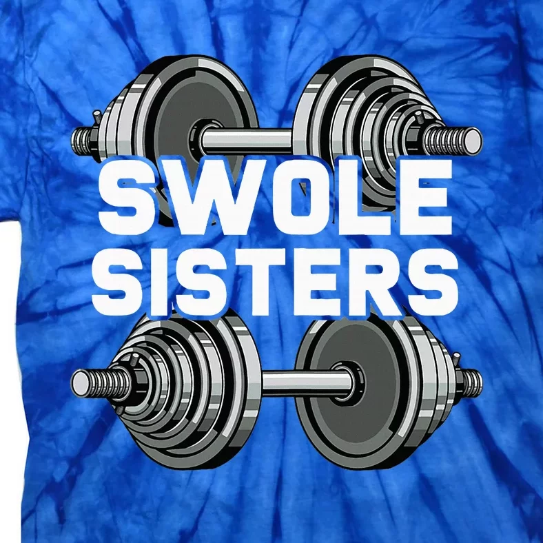 Swole Sisters Powerlifting Gym Workout Swole Gainz Tie-Dye T-Shirt