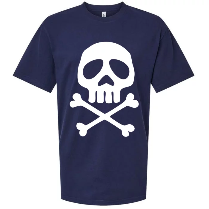 Skull Space Pirate Captain Party Halloween Day Of The Dead Gift Sueded Cloud Jersey T-Shirt