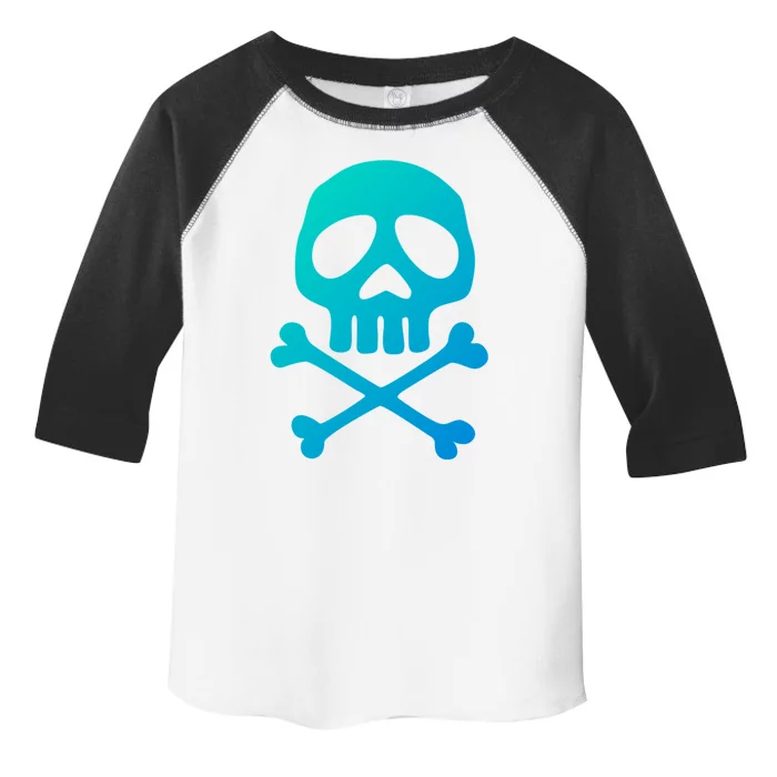 Skull Space Pirate Captain Party Halloween Day Of The Dead Gift Toddler Fine Jersey T-Shirt