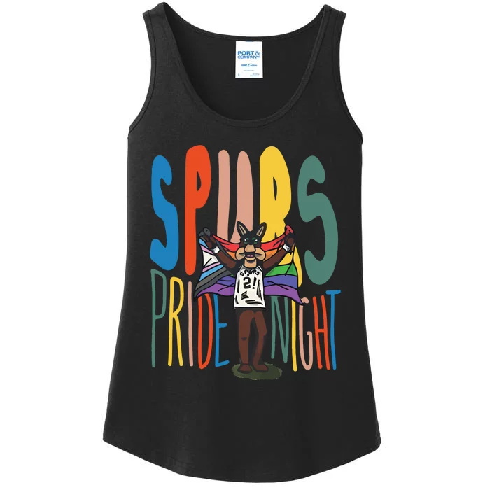 San Spurs Pride Night Ladies Essential Tank