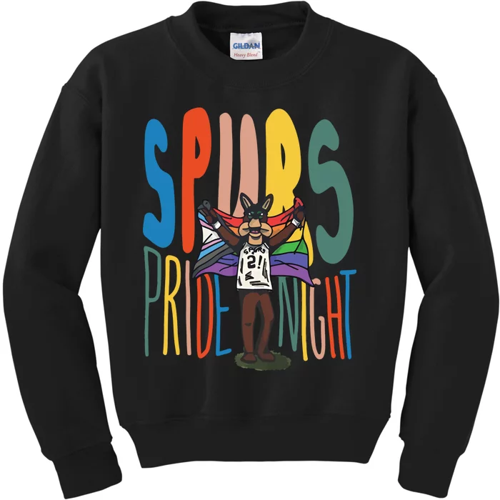 San Spurs Pride Night Kids Sweatshirt