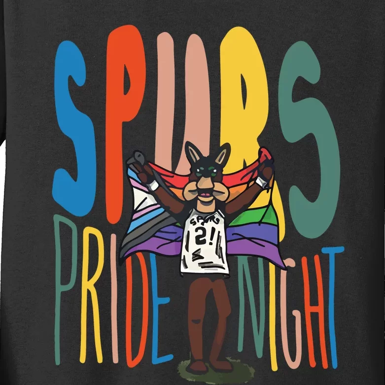 San Spurs Pride Night Kids Long Sleeve Shirt