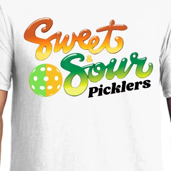 Sweet & Sour Picklers White Pajama Set