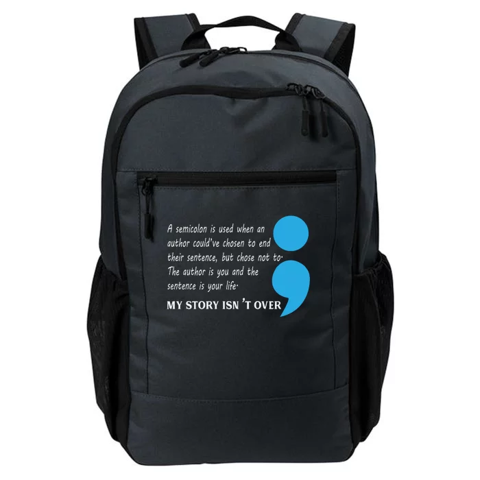 Semicolon Suicide Prevention Awareness Daily Commute Backpack