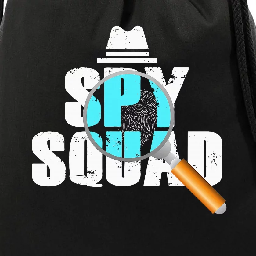 Spy Squad Police Crime Investigator Private Detective Team Drawstring Bag