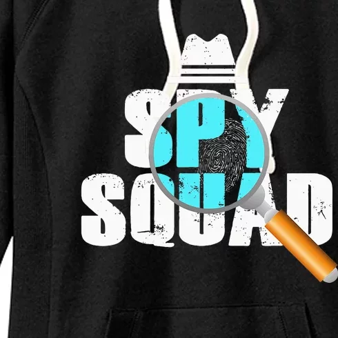 Spy Squad Police Crime Investigator Private Detective Team Women's Fleece Hoodie