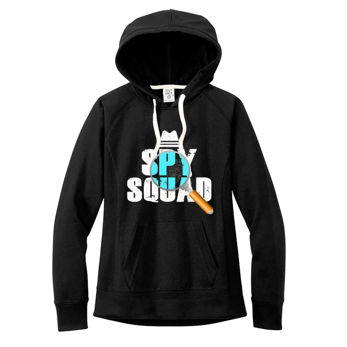 Spy Squad Police Crime Investigator Private Detective Team Women's Fleece Hoodie