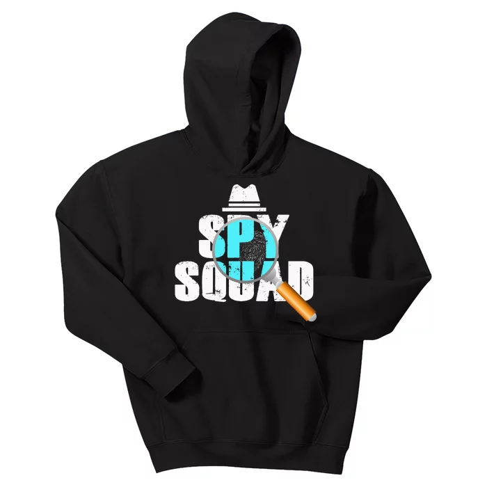 Spy Squad Police Crime Investigator Private Detective Team Kids Hoodie