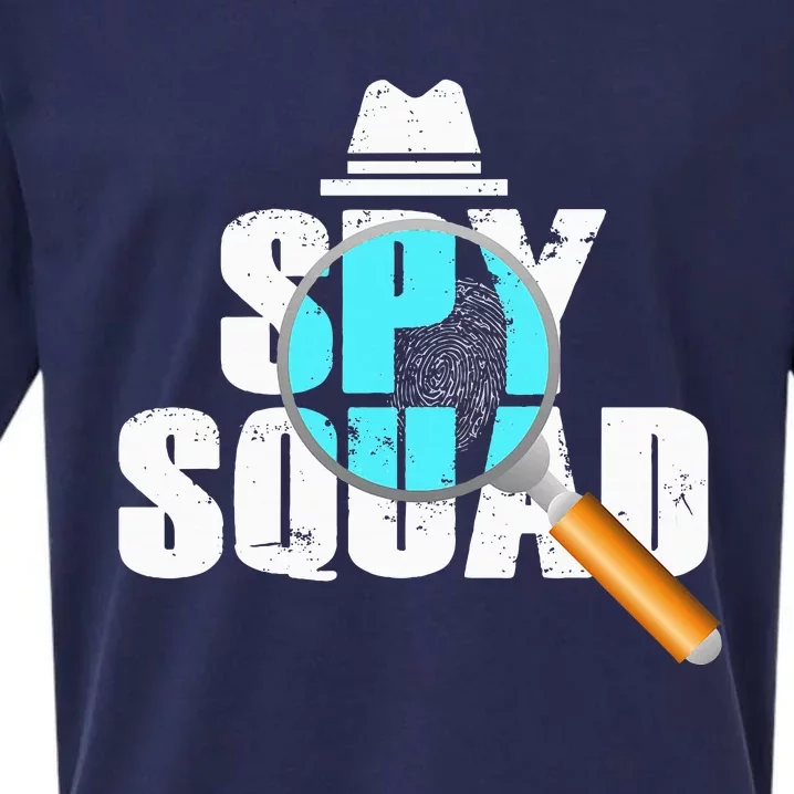 Spy Squad Police Crime Investigator Private Detective Team Sueded Cloud Jersey T-Shirt