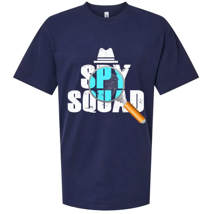 Spy Squad Police Crime Investigator Private Detective Team Sueded Cloud Jersey T-Shirt