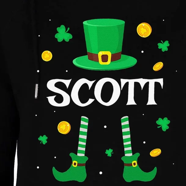 SCOTT Saint Patrick's Day Leprechaun Costume SCOTT Womens Funnel Neck Pullover Hood