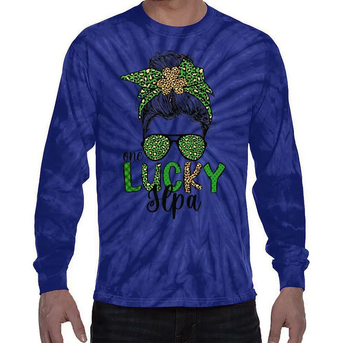 SLPA St. Patrick's Day SpeechLanguage Pathology Assistant Tie-Dye Long Sleeve Shirt