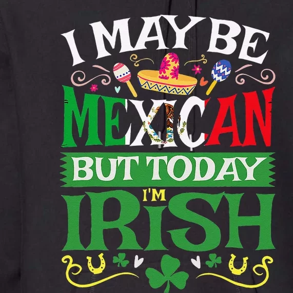 St. Saint Patrick's Day Mexican Latino Beer Shamrock Premium Hoodie