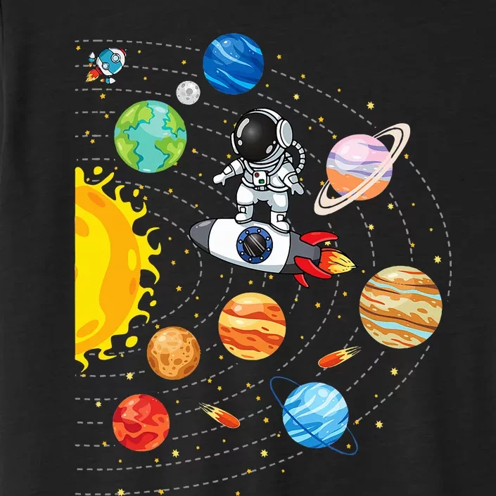 Solar System Planets Science Space Astronaut Universe Galaxy ChromaSoft Performance T-Shirt