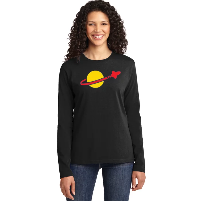 Spaceman Ladies Long Sleeve Shirt