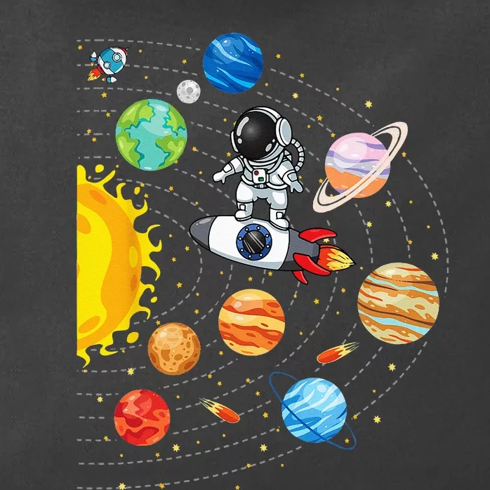 Solar System Planets Science Space Astronaut Universe Galaxy Zip Tote Bag