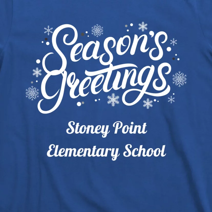 Stpes Stoney Point Eletary School Seasons Greetings Gift T-Shirt