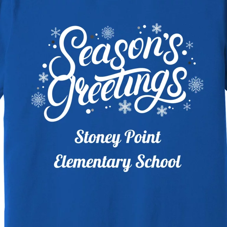 Stpes Stoney Point Eletary School Seasons Greetings Gift Premium T-Shirt