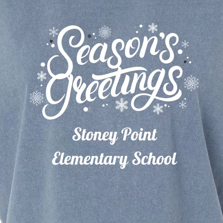 Stpes Stoney Point Eletary School Seasons Greetings Gift Garment-Dyed Women's Muscle Tee