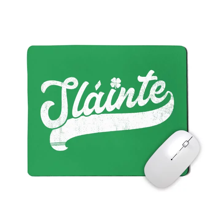 Slainte St. Patrick's Day Saint Paddy's Irish Drinking Gift Mousepad