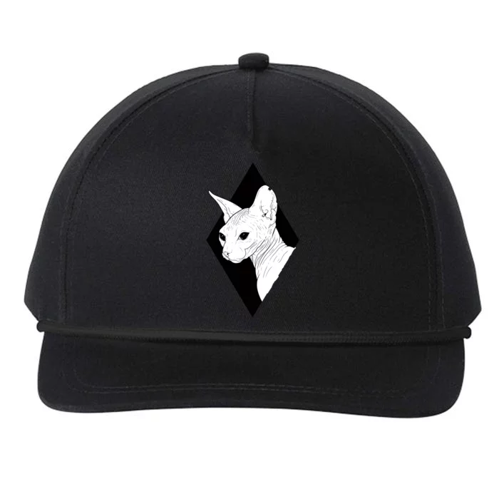 Sphynx Snapback Five-Panel Rope Hat