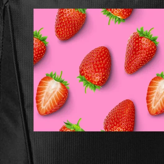 Strawberry seamless pattern City Backpack