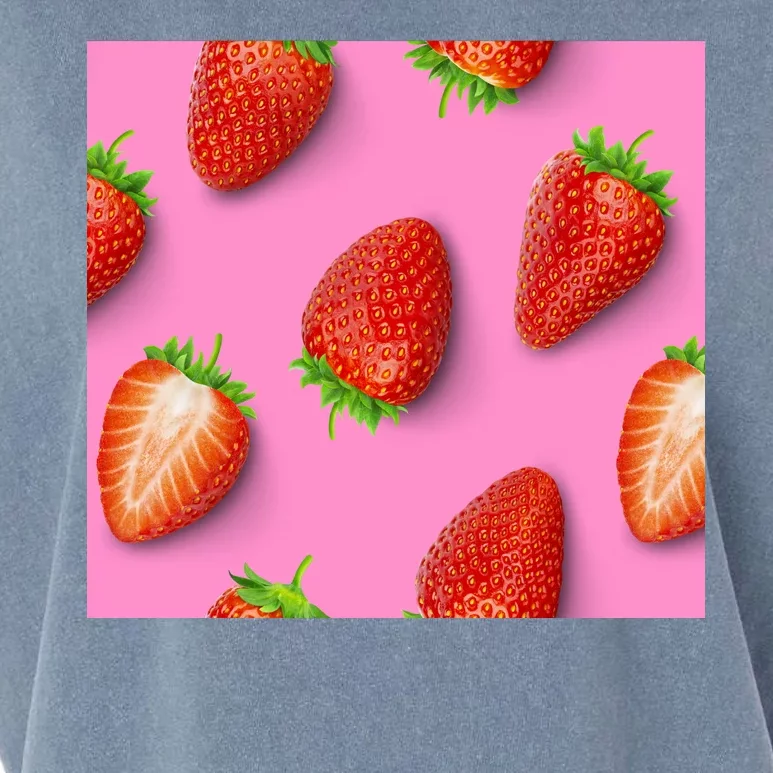 Strawberry seamless pattern Garment-Dyed Women's Muscle Tee