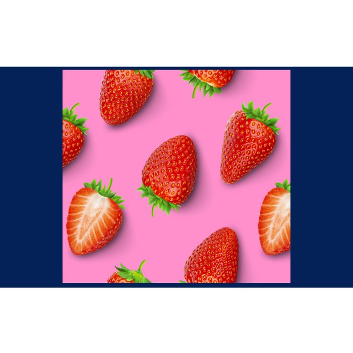 Strawberry seamless pattern Bumper Sticker