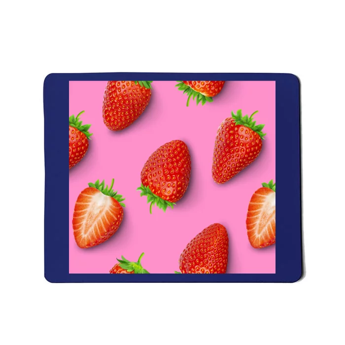 Strawberry seamless pattern Mousepad