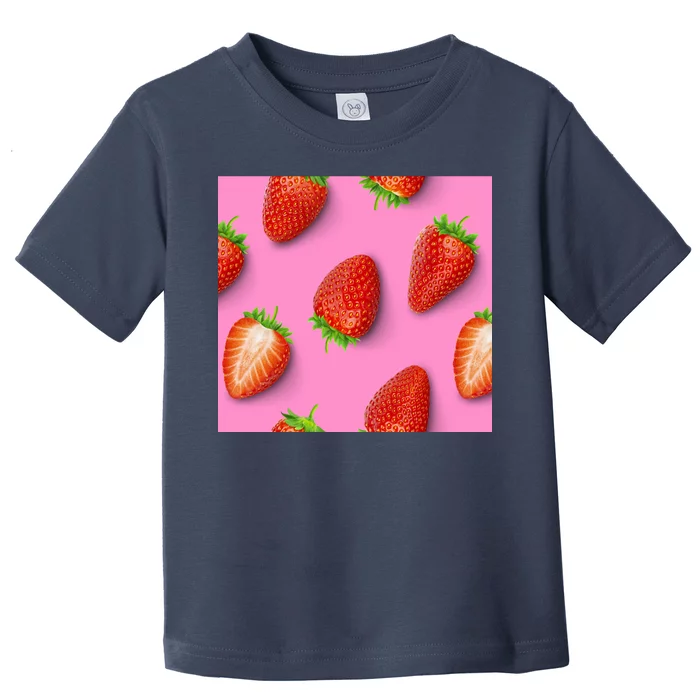 Strawberry seamless pattern Toddler T-Shirt