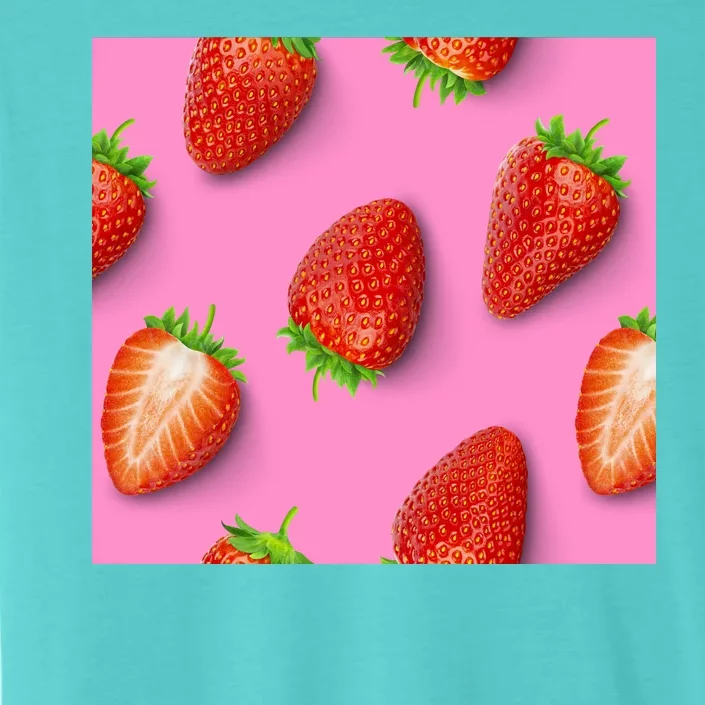 Strawberry seamless pattern ChromaSoft Performance T-Shirt