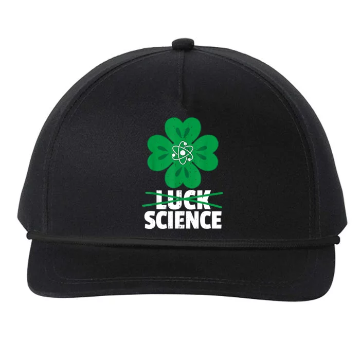 Science St. Patricks Day Scientist Scholar Researcher Snapback Five-Panel Rope Hat