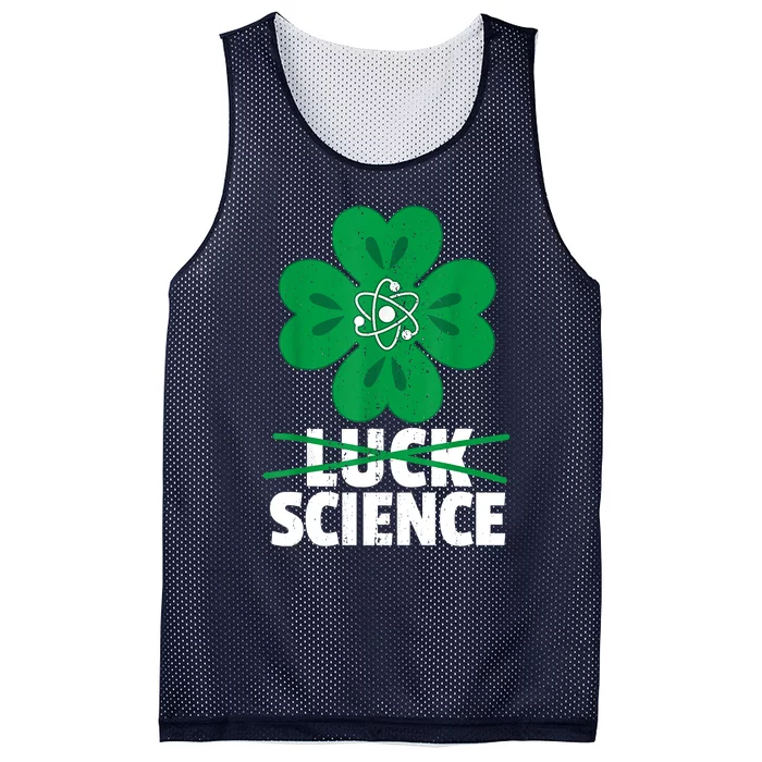 Science St. Patricks Day Scientist Scholar Researcher Mesh Reversible Basketball Jersey Tank