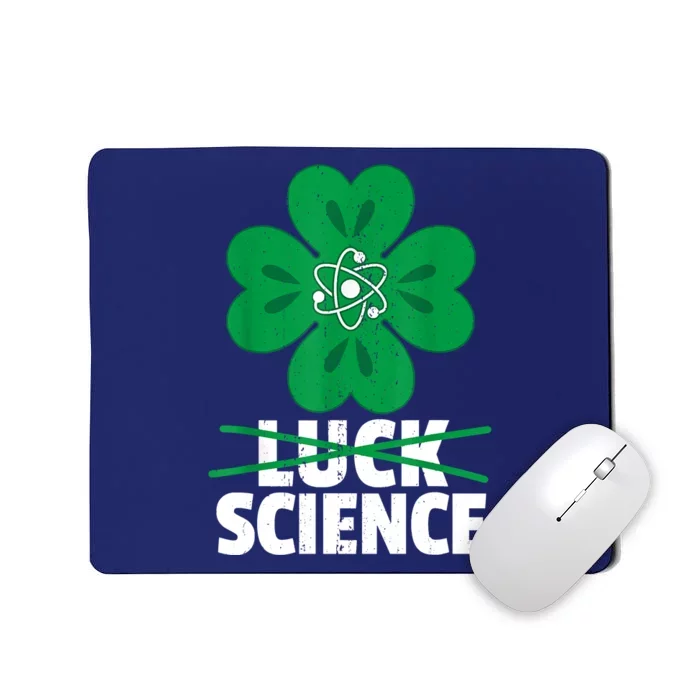 Science St. Patricks Day Scientist Scholar Researcher Mousepad