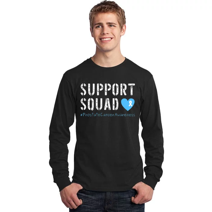 Support Squad Prostate Cancer Awareness Tall Long Sleeve T-Shirt