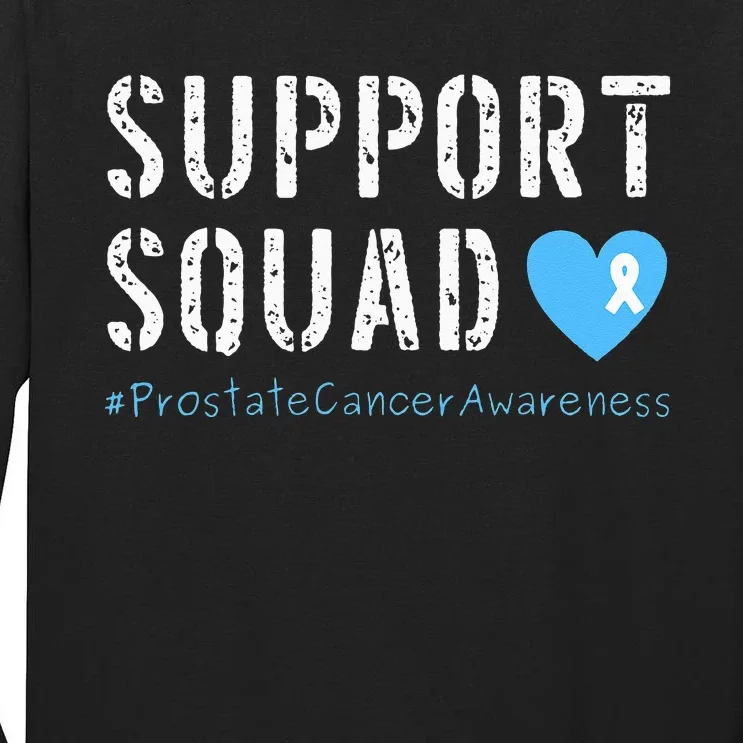 Support Squad Prostate Cancer Awareness Tall Long Sleeve T-Shirt