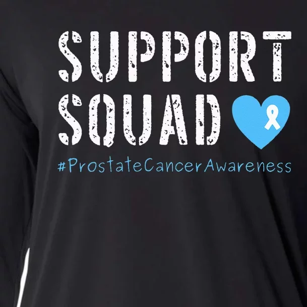 Support Squad Prostate Cancer Awareness Cooling Performance Long Sleeve Crew