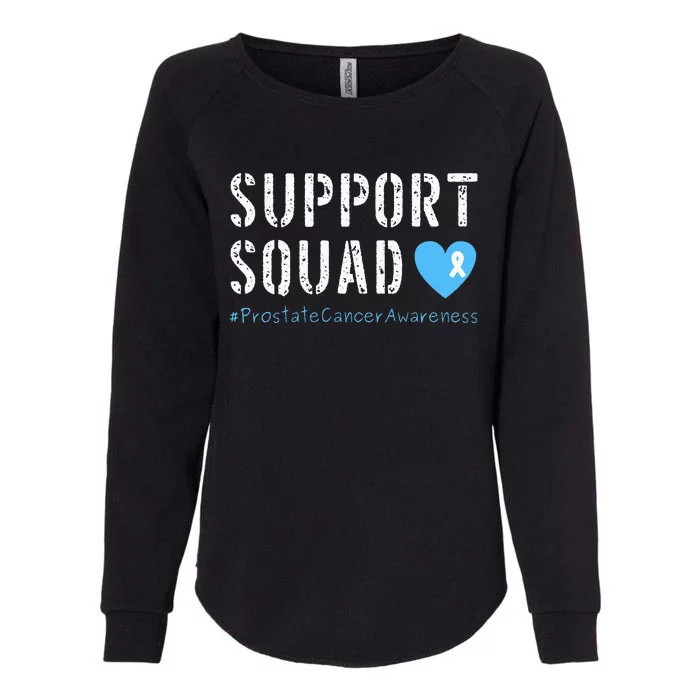 Support Squad Prostate Cancer Awareness Womens California Wash Sweatshirt