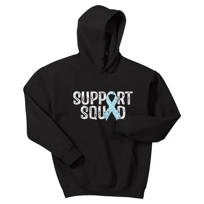 Support Squad Prostate Cancer Awareness Kids Hoodie