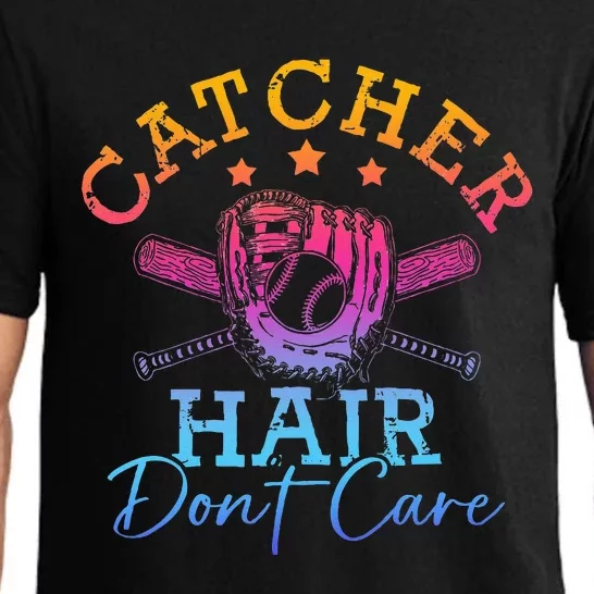 Softball Softball Player Softball Catcher Pajama Set