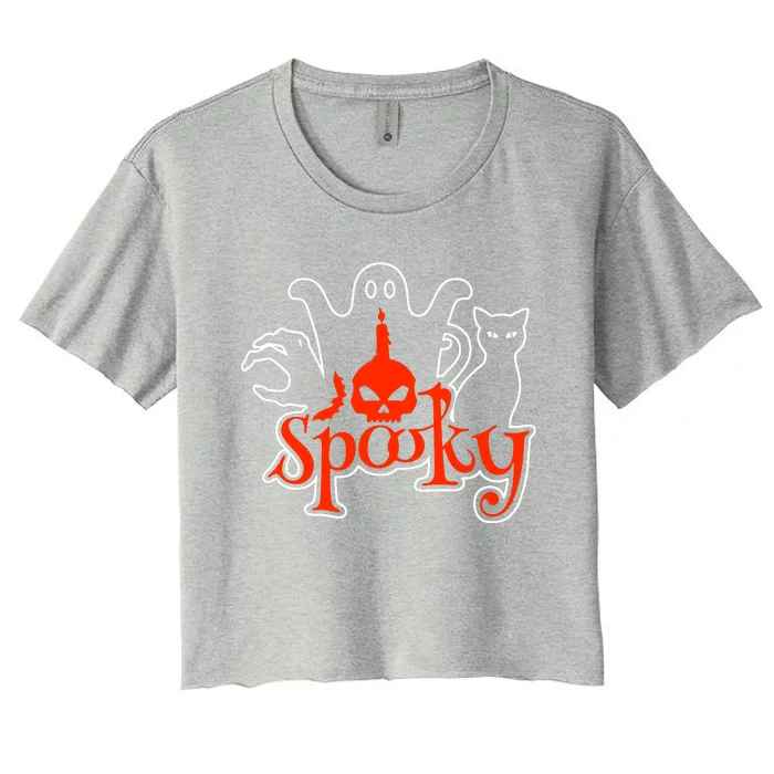 Spooky Women's Crop Top Tee