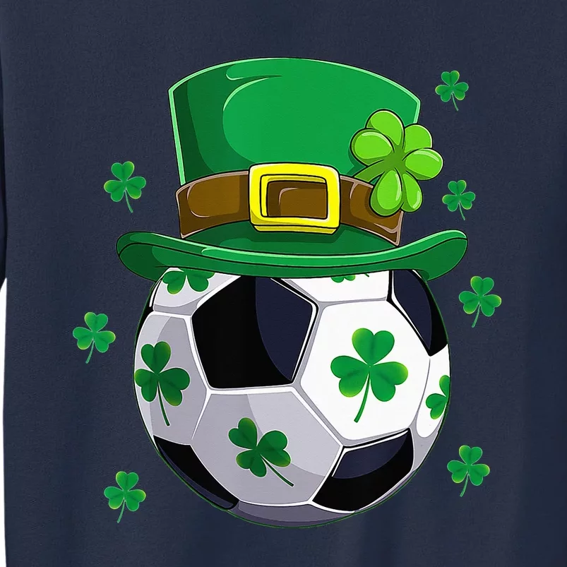 Soccer St Patricks Day Leprechaun Shamrock Sweatshirt